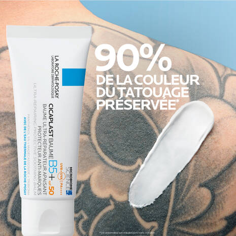 La Roche-posay Cicaplast Baume B5+ Spf50 Baume Ultra-réparateur Apaisant Protecteur Anti-marques