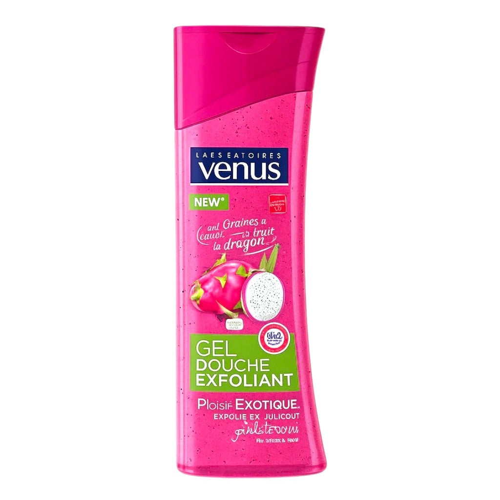 Venus Éclat Tropical – Gel Douche Exfoliant Au Fruit Du Dragon