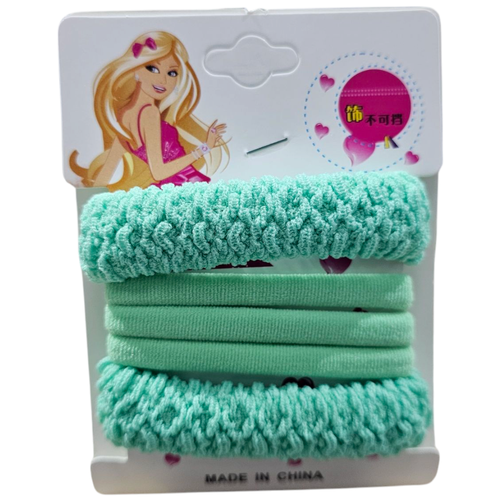 مجموعة من 3 قطع من أربطة الشعر الأساسية للنساء والفتيات بألوان سادة بسيطة وعصابة رأس مرنة وإكسسوارات شعر وحامل ذيل الحصان