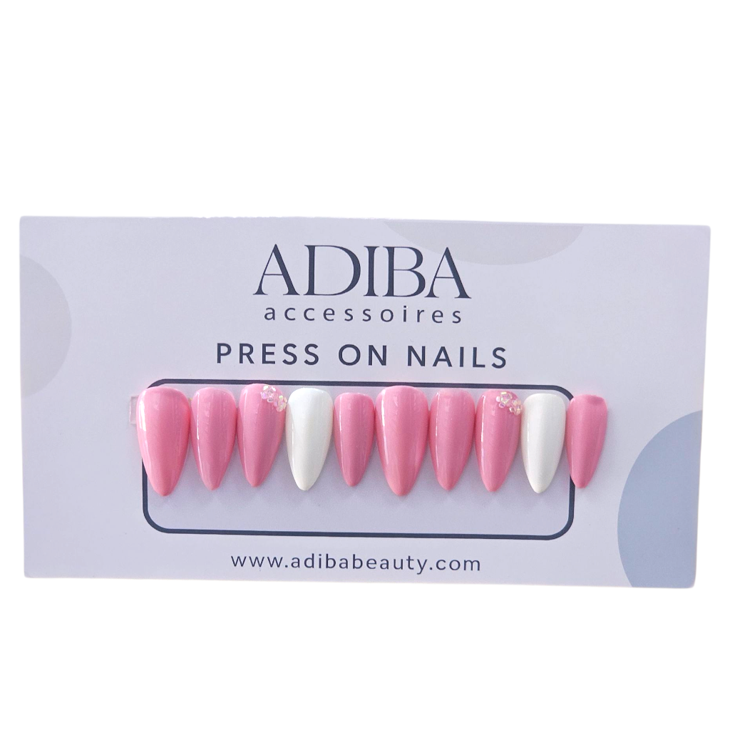 تصميم أظافر صناعية طبيعي جدًا أفضل من أظافرك الأصلية، 10 قطع