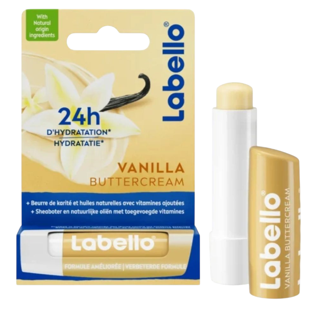 Labello Vanilla Buttercream 24H Hydratation 4.8G
