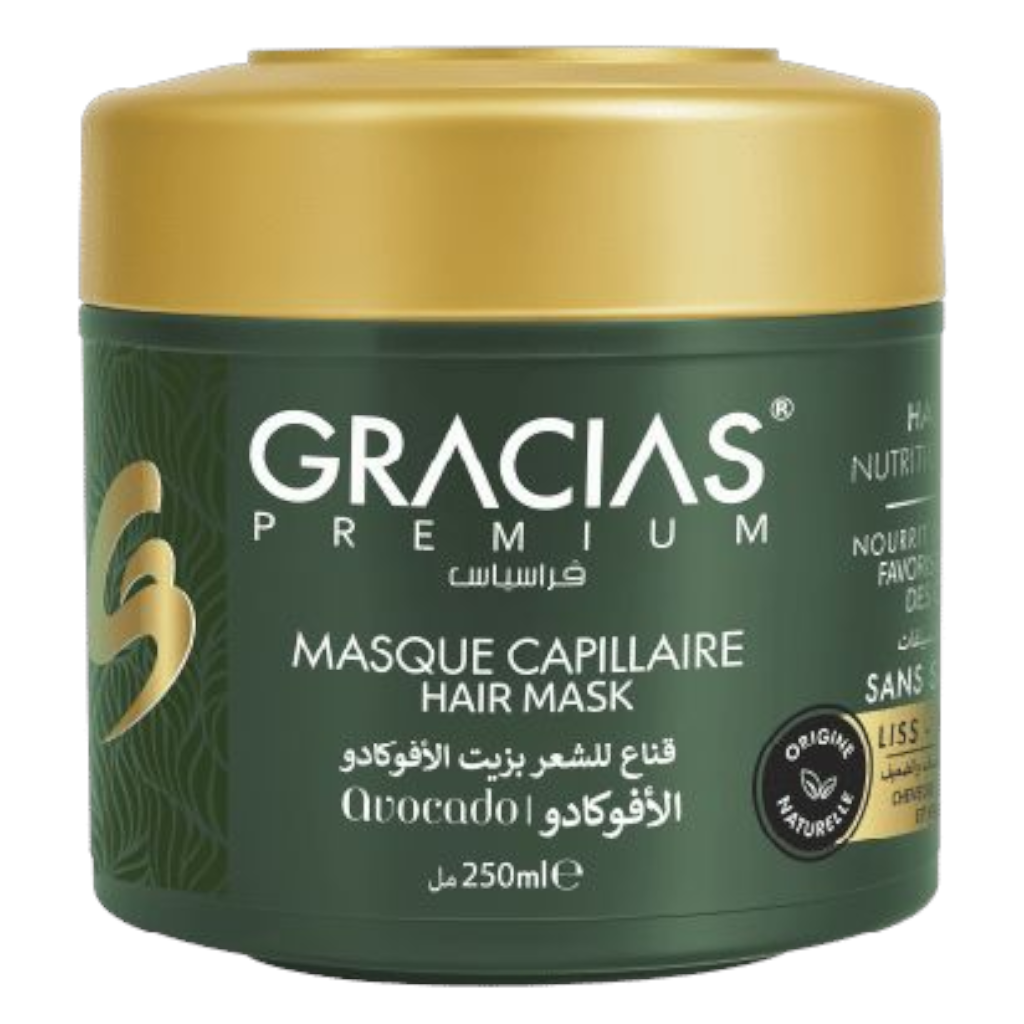 قناع الشعر غراسياس الخالي من الكبريتات ليس إكستريم للشعر الجاف والتالف والهش