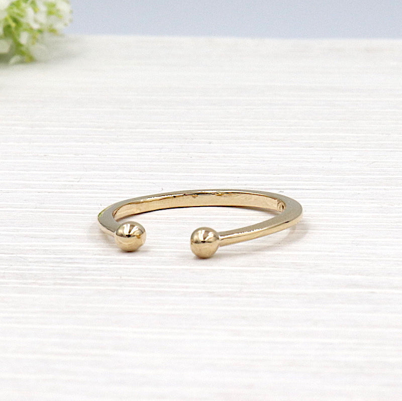 Bague Plaquée Boules Pour Femme