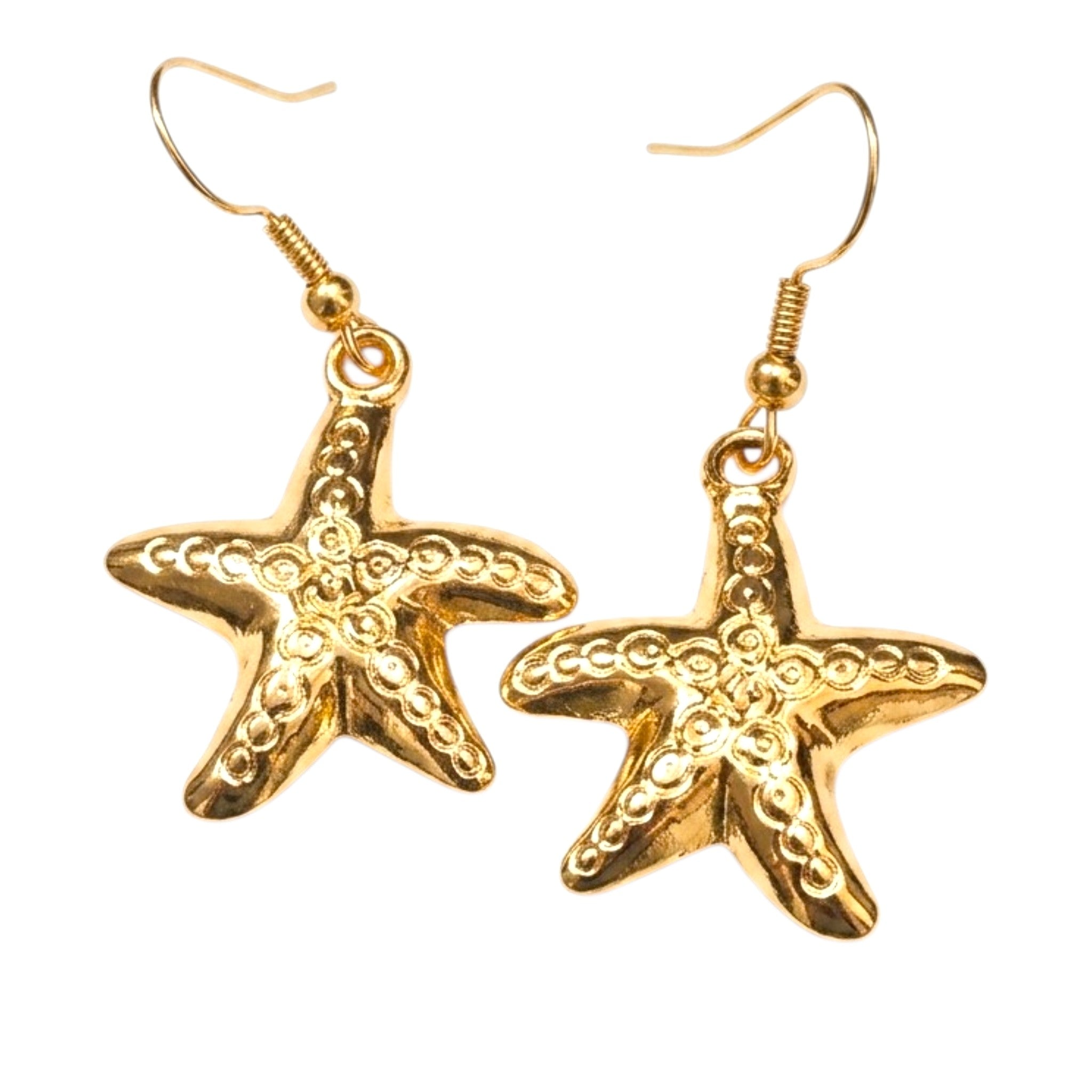 Boucles D’oreilles Étoile De Mer Dorées – Style Bohème Chic ✨