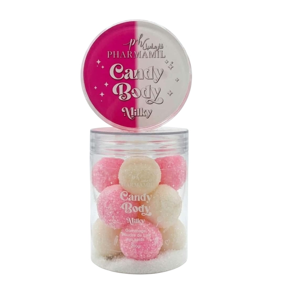 Pharmamil Gommage Pour Le Corps Candy Body Milky