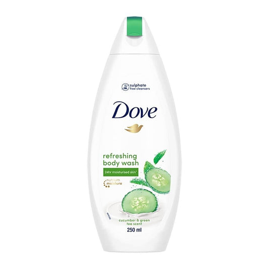 Dove Rafraîchissant Corps Lavage Avec Concombre Et Thé Vert Parfumé