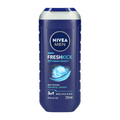 Nivea Gel Douche Men Fresh Kick De Frais 3-En-1 Pour Le Corps Le Visage Et Les Cheveux. Idéal Pour Un Usage Quotidien