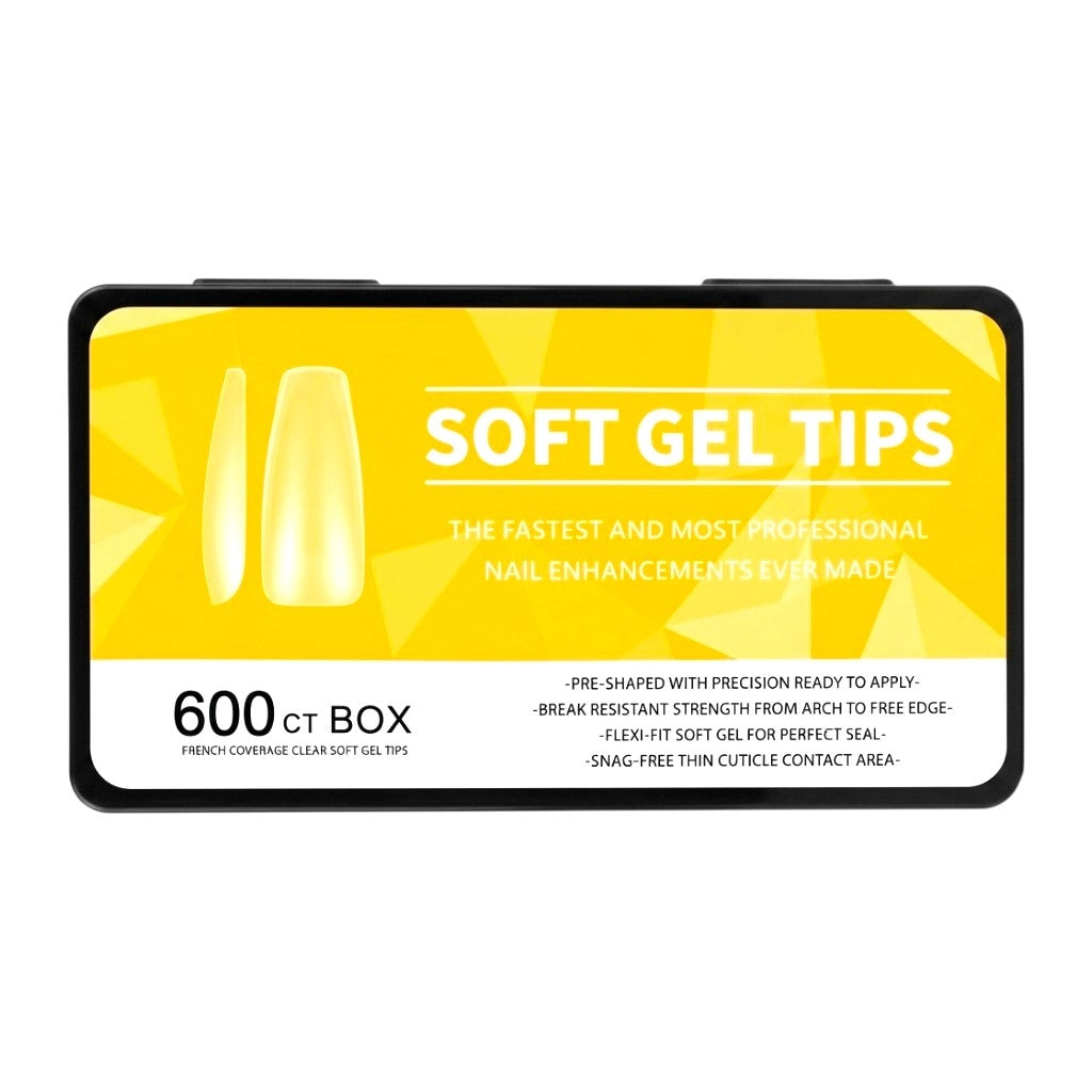Capsules En Gel Lisses, La Technique De Pose D'ongles La Plus Rapide Et La Plus Professionnelle Qui Soit, Paquet De 600 Pièces