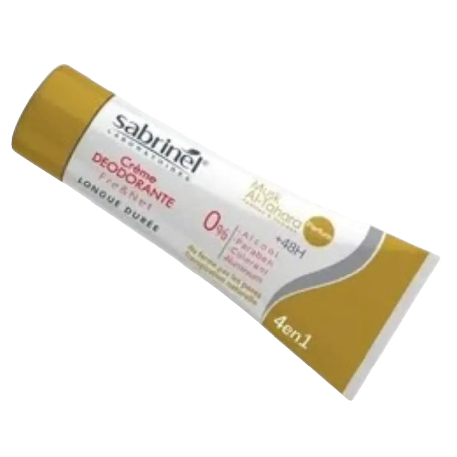 Sabrinel Laboratoires Cream Déodorant Fre&Net Long Lasting 0% Dye Alcohol Paraben Aluminum Musk Al- Tahara
