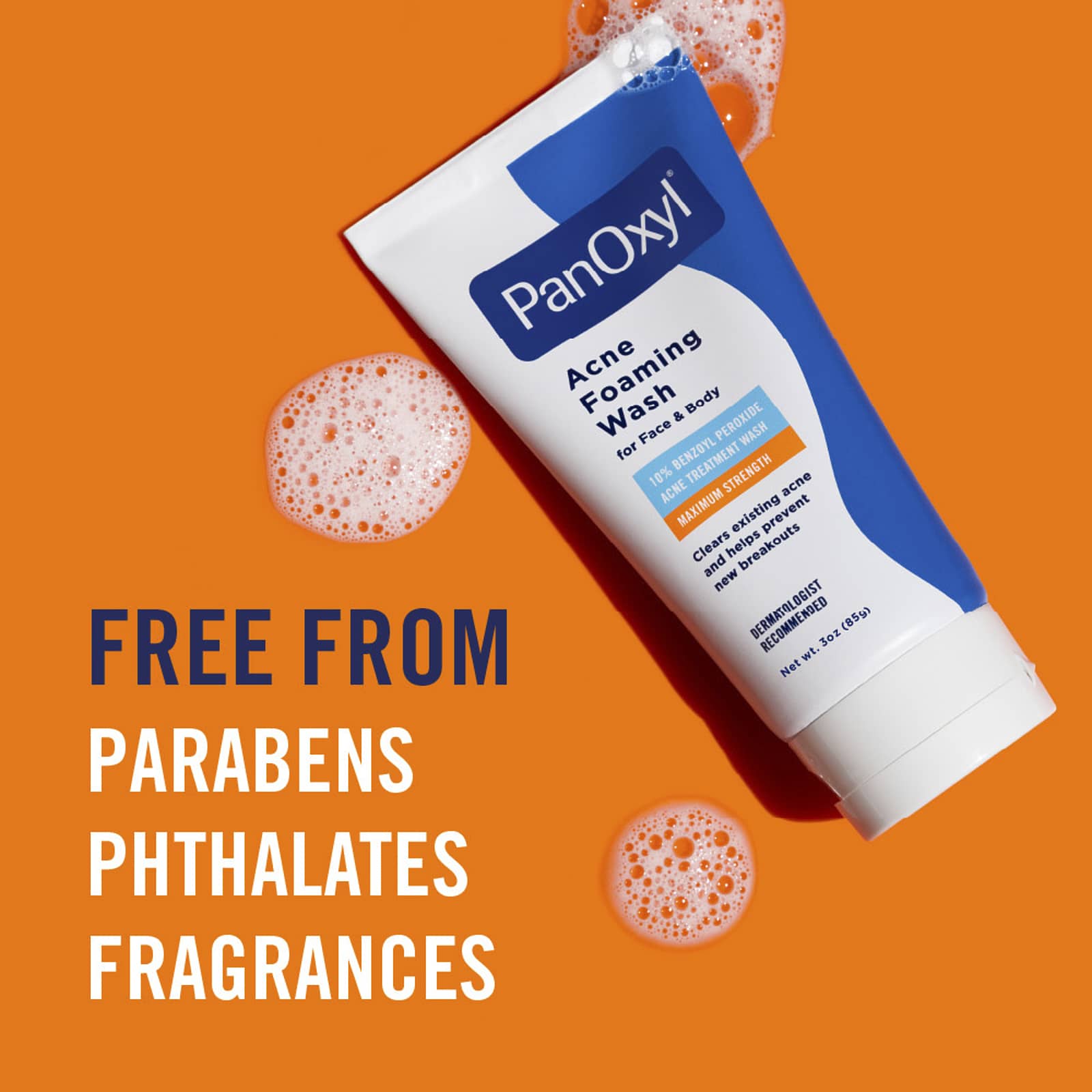 غسول بانوكسيل الرغوي لعلاج حب الشباب، بنزويل بيروكسيد 10%