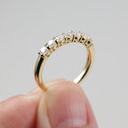 Alliance Demi-Éternité Ronde Bague De Mariage