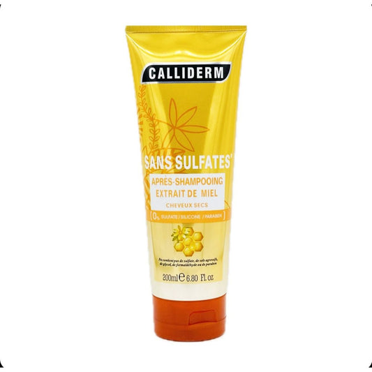 Calliderm après-shampooing extrait de miel Sans Sulfates cheveux secs