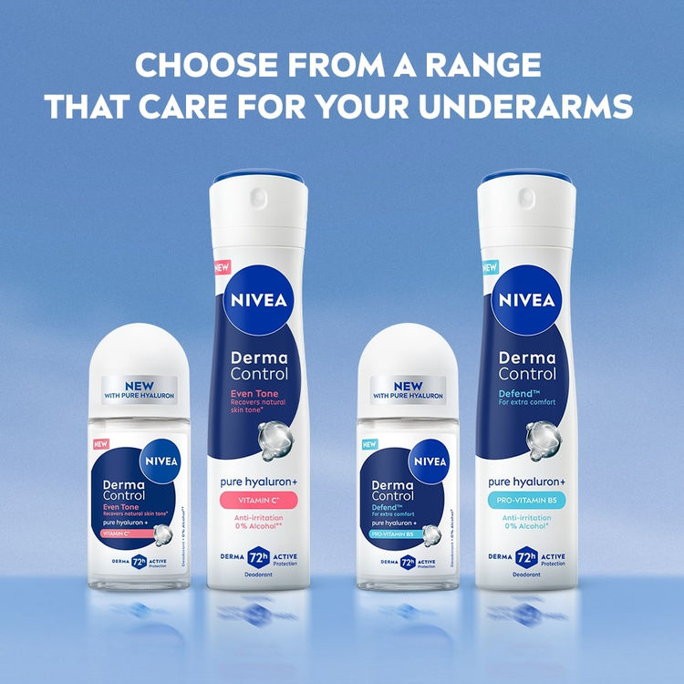 Nivea Déodorant Derma Control Pure Hyaluron Pro-Vitam8N B5 0% Alcohol