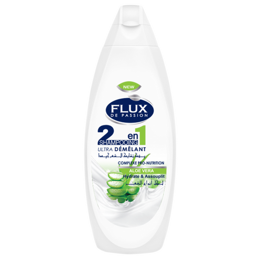 شامبو FUX DE PASSION 2in1 ULTRA DETANGLING SHAMPOO PRO-NUTRITION COMPLEX ALOE VERA يرطب وينعم