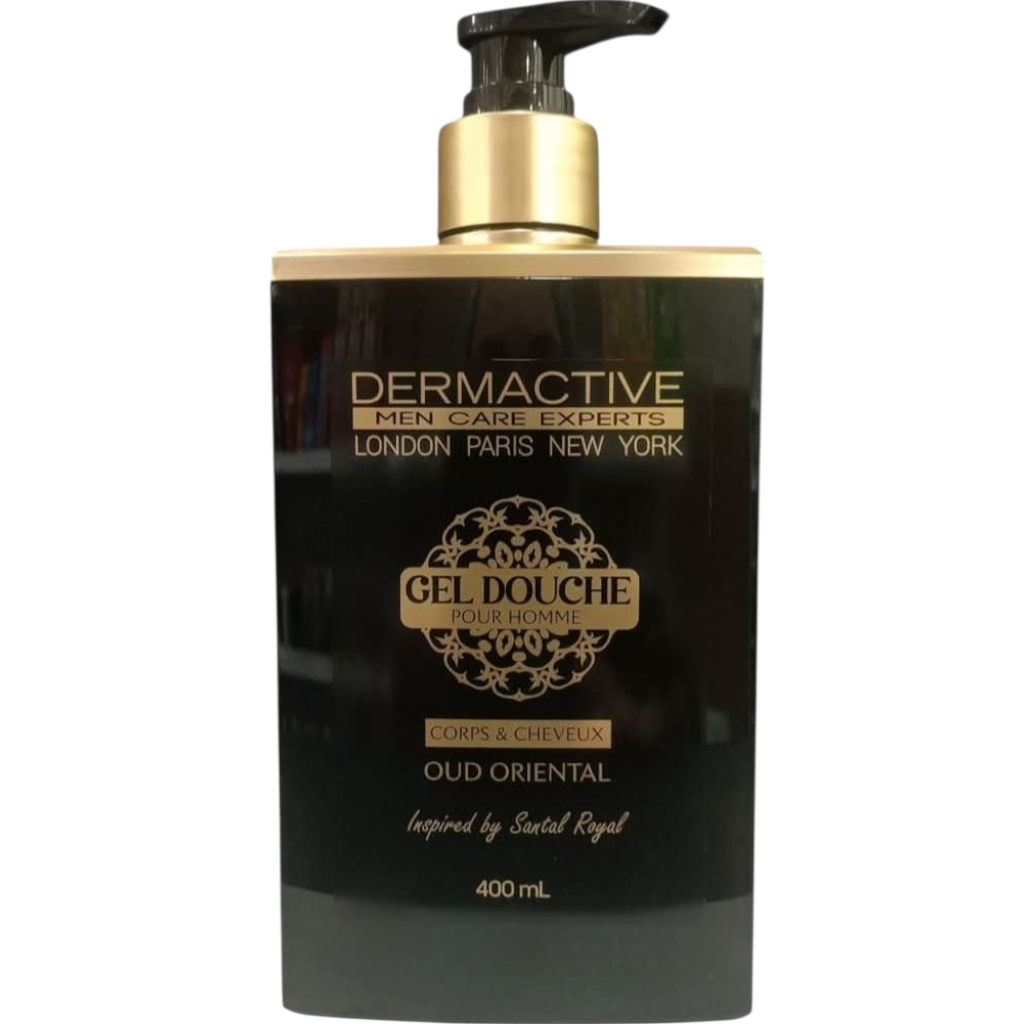 جل استحمام ديرماكتيف لندن باريس نيويورك للرجال، للجسم والشعر، برائحة شرقية