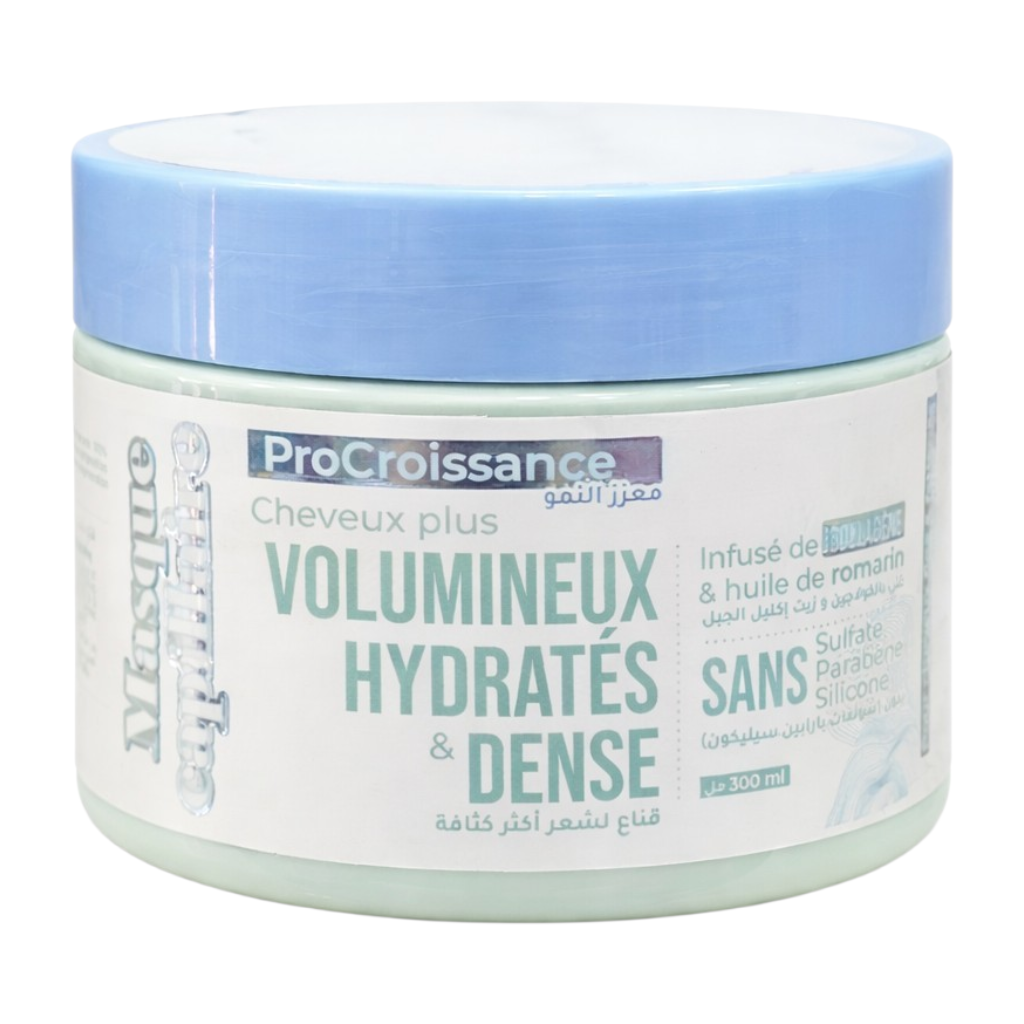 Oryam Masque Capillaire Sans Sulfate Volumineux Hydratés Dense