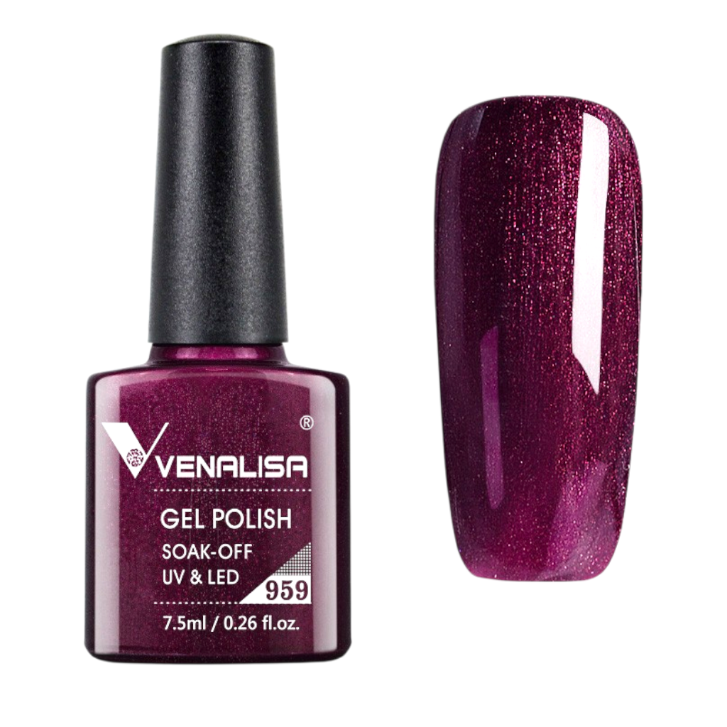 طلاء أظافر فيناليسا في آي بي 1، 60 لونًا، جل يو في شبه دائم، قطعة واحدة