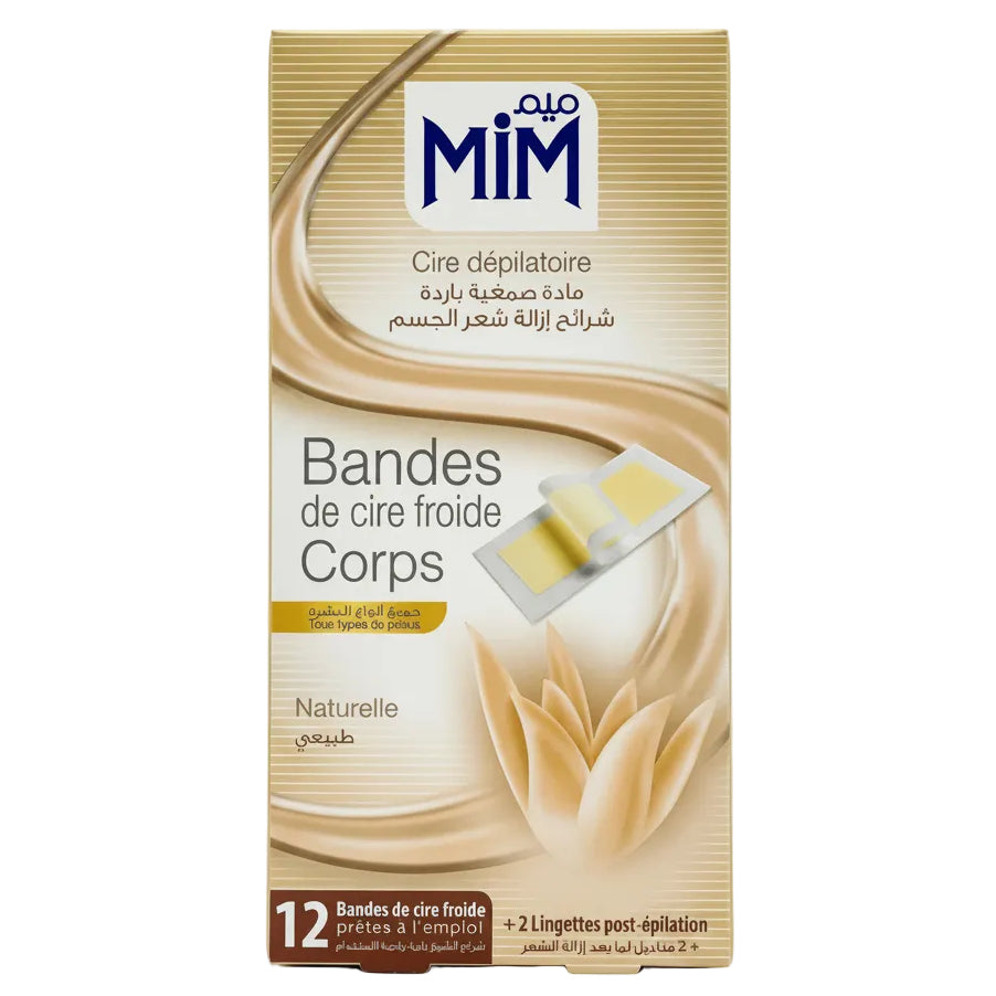 Mim Cire Dépilatoire Bandes Cire