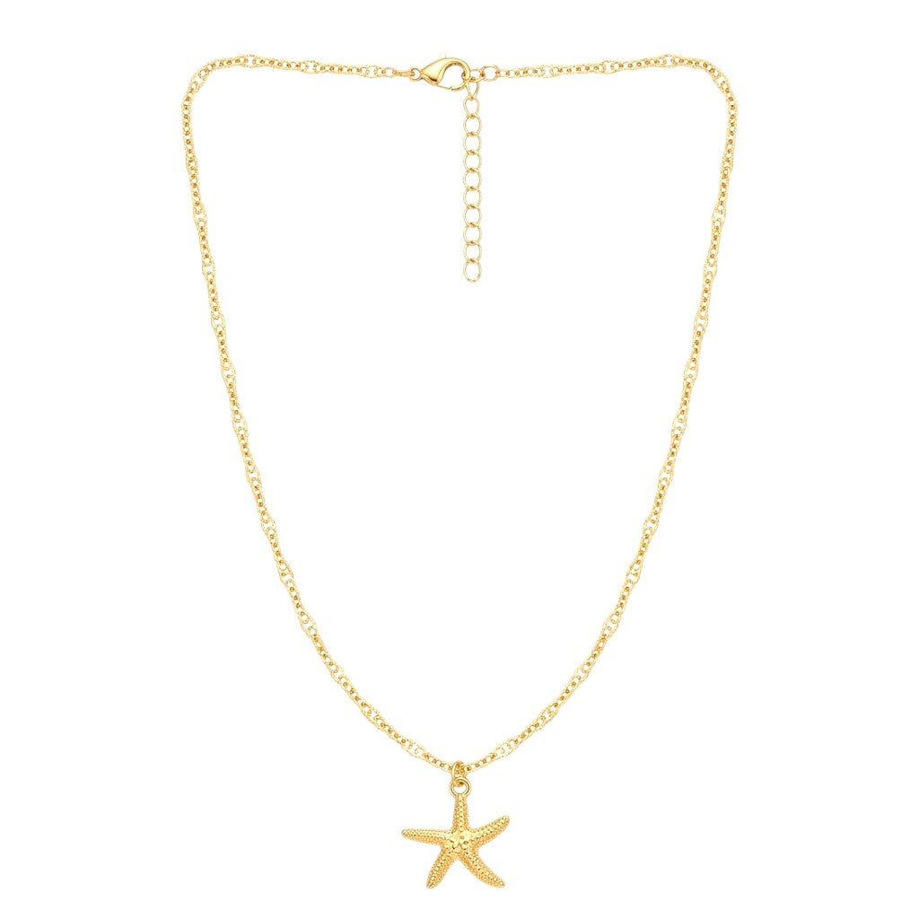 Collier Doré Étoile De Mer ✨
