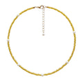 Collier Femme Doré À Perles Blanches – Élégant & Raffiné ✨
