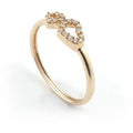 Bague Double Cœur Femme Carador Et Oxyde De Zirconium