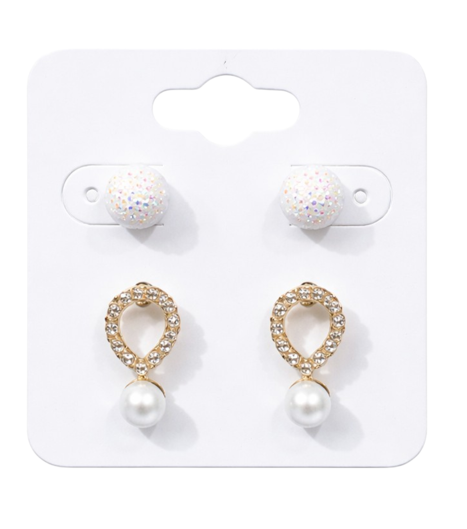 Royal Pearl Drop Earrings