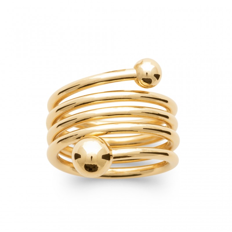 Bague Large Multi-Rangs Cinq Anneaux