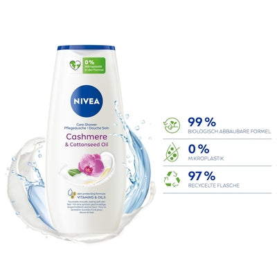 Nivea Vivea Douche De Soins Cachemire Et Huile De Coton
