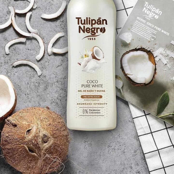 Tulipán Negro Gel Douche Coco Pure White – Extra Soft Skin