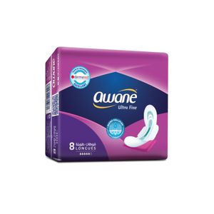 Awane Ultra Fine Serviette Hygiénique Longues X8