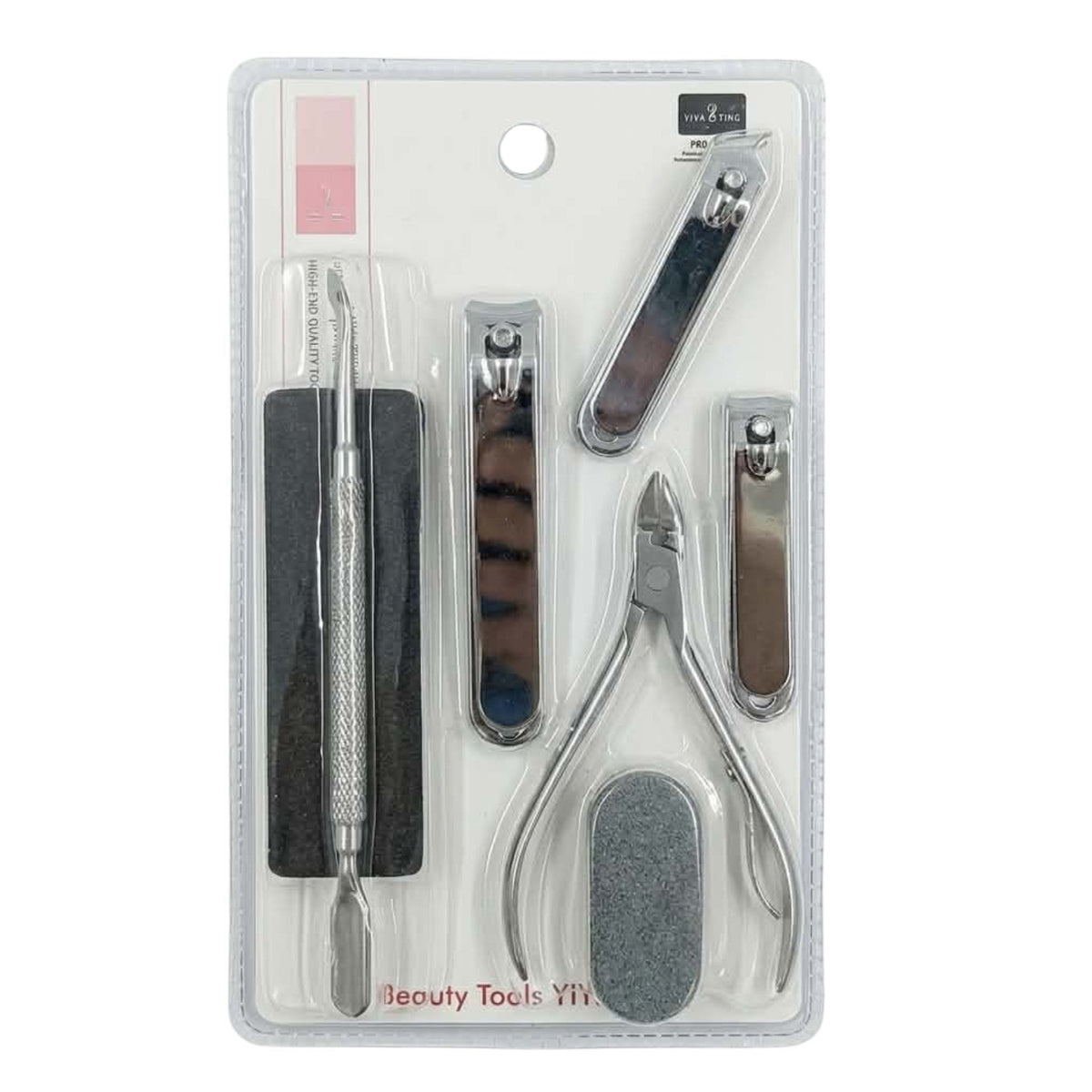 Beauty Tools Kit Manucure & Pédicure 7 Pièces
