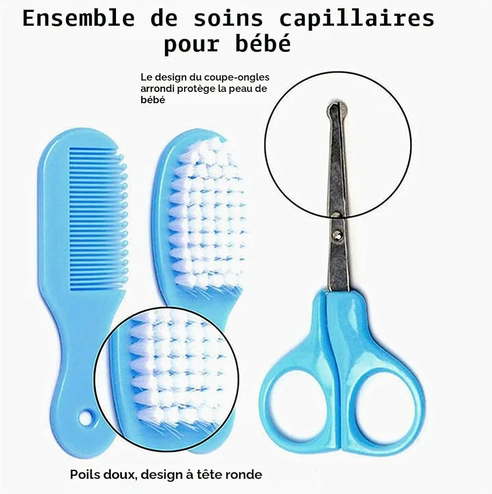 Chicco Ensemble De Soins Pour Bébé 8 Pièces Collection Professionnelle De Produits De Soins Pour Nouveau-nés Et Bébés Sans Bpa Essentiels Pour Les Soins De Bébé À La Maison Et En Voyage