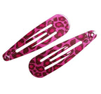 2Pcs Ensemble De Pinces À Cheveux Léopard Vintage Pour Femmes Barrettes Mignonnes En Alliage Esthétique