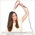 Babyliss Sèche-Cheveux Rose Gold - Sèche-Cheveux Léger Et Puissant 2100 Watts Avec Technologie Ionique