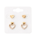 2Paires Ensemble De Mini Boucles D'Oreilles Clous