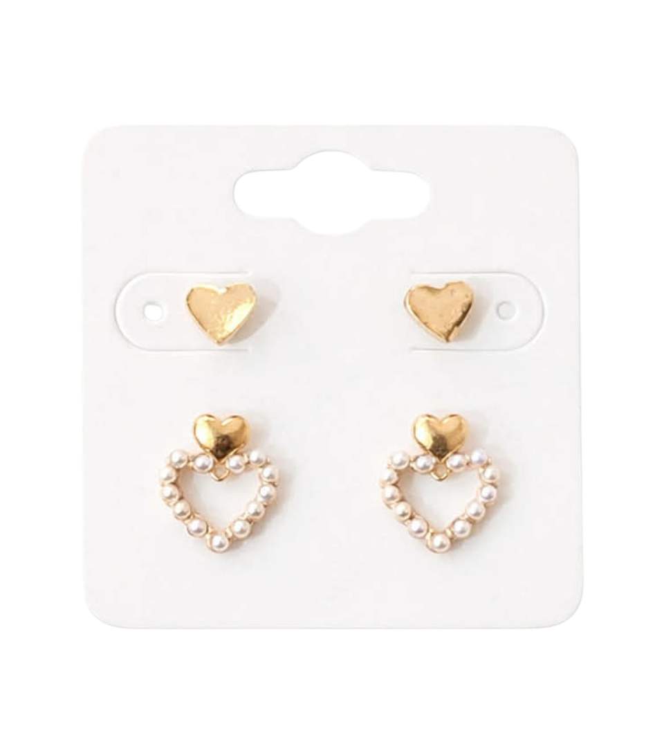 2Paires Ensemble De Mini Boucles D'Oreilles Clous