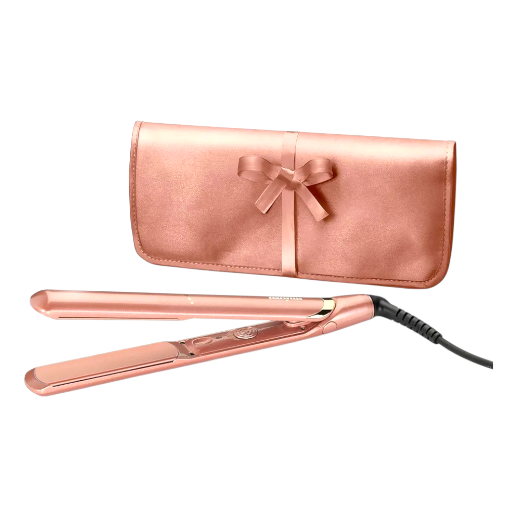 Babyliss Lisseur Rose Gold - Plaques En Céramique Multi-Tension Usage Universel Chauffe Ultra-Rapide En 15 Secondes 3 Réglages De Température Jusqu'À 235 °C 2598Pe
