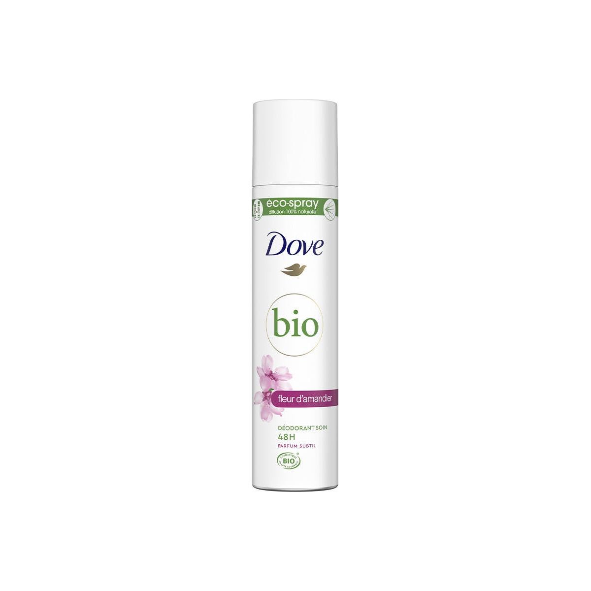 Dove Déodorant Spray Femme Soin 48H À La Fleur D'Amandier Bio 75Ml