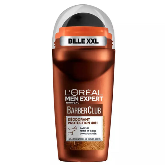 L'Oréal Men Expert Déodorant Huile Essentielle De Bois De Cèdre Barber Club  50Ml