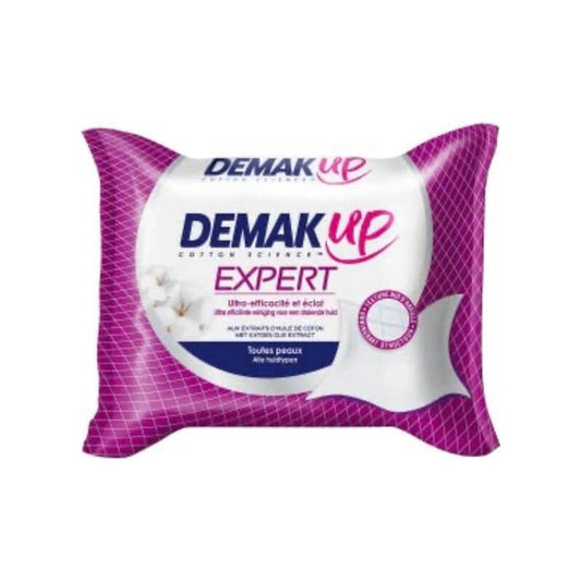 Demak'Up Expert Lingettes Démaquillantes Ultra-Efficacité Et Éclat Tous Types De Peaux