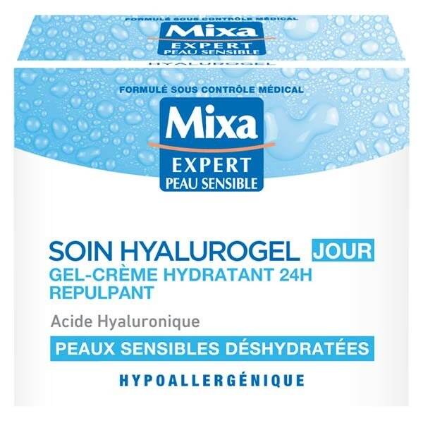 Mixa Soin Hyalurogel Gel-Crème Hydratant 24H Peaux Sensibles