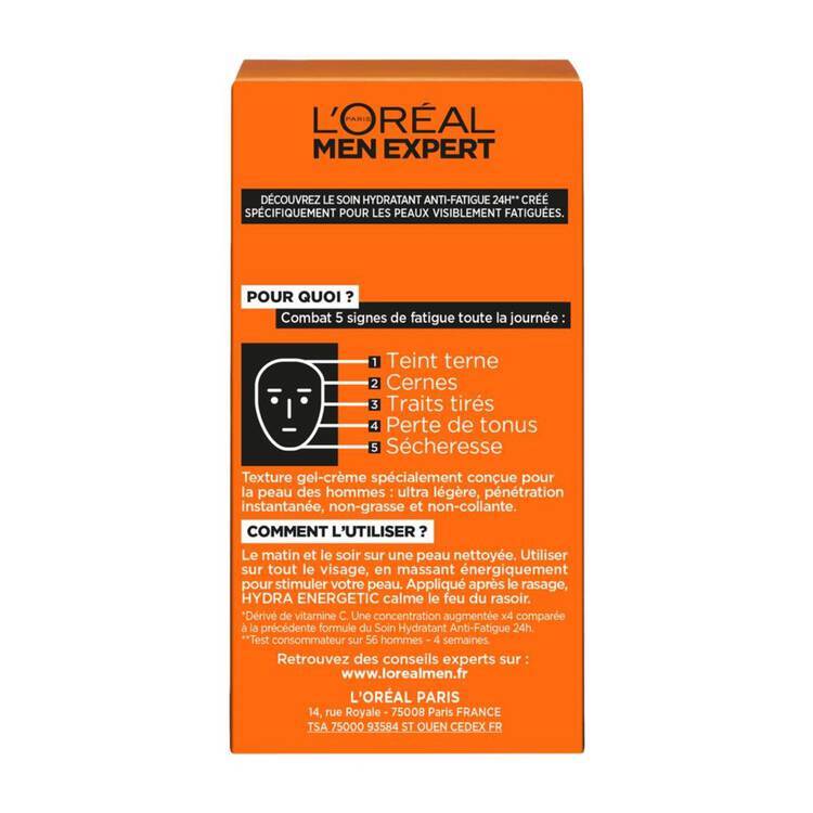 لوريال مين إكسبرت هيدرا إنرجيتيك المضاد للتعب 24 ساعة