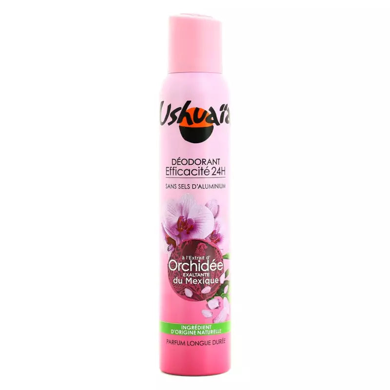 Ushuaïa Déodorant Spray À L'Extrait D'Orchidée Exaltante Du Mexique