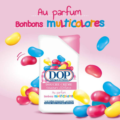 Dop Douceurs D'Enfance Gel Douche Crème Au Parfum Bonbons Multicolores