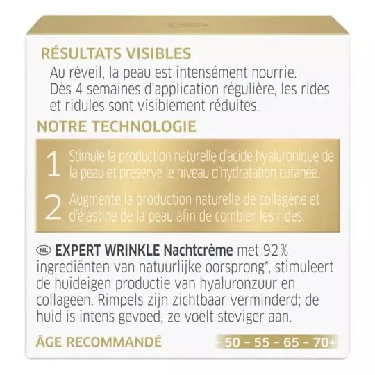 Diadermine Expert Rides Crème De Nuit Anti-Rides Peaux Matures 50Ml