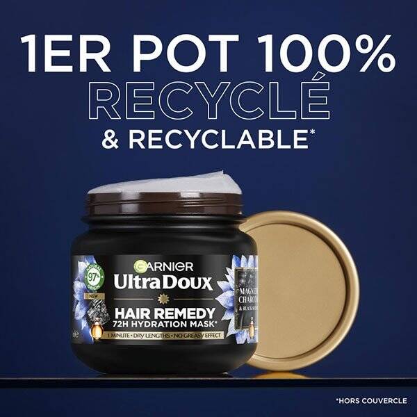 غارنييه الترا دو - قناع الترطيب والتوازن بالفحم المغناطيسي