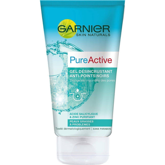 Garnier Skinactive - Gel Désincrustant Visage Pure Active 150Ml