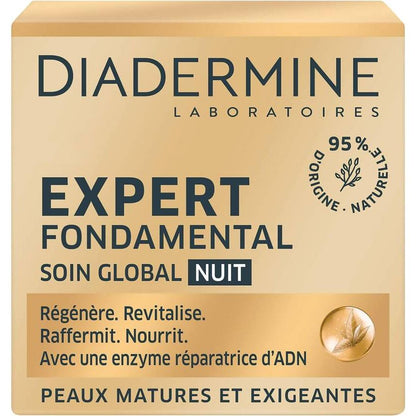 Diadermine Expert Fondamental Crème De Nuit Peaux Matures Et Exigeantes 50Ml