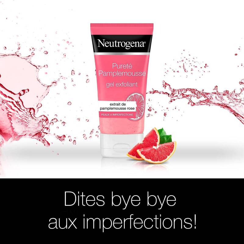 Neutrogena Gel Exfoliant Au Pamplemousse Rose, Anti-Imperfections