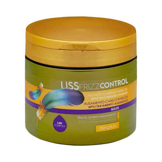 Deliplus Masque Lissage Anti-Frizz Contrôle pour Cheveux Rebelles